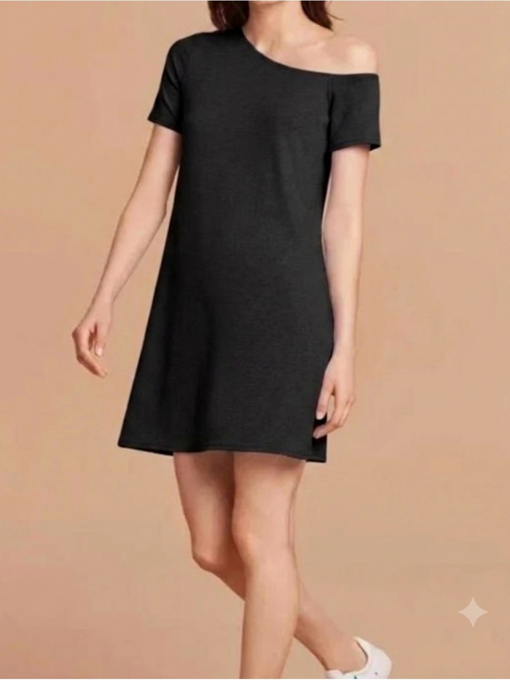 Wilfred FREE by Aritzia Off-Shoulder Short Sleeve A-Line Dress BodyconMini Dress